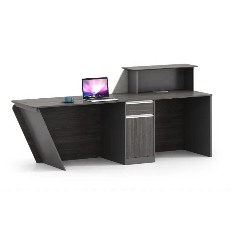 Factory Wholesale Price Various Sizes Company High-end Service Unique Modern Office Reception Desk