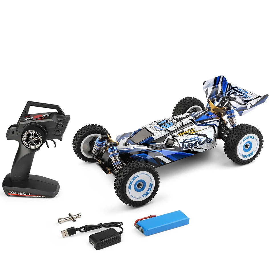 124017 Wltoys new arrival 75KMH High speed Brushless RC Car 1/12 scale 2.4G 4 wheels drive Off Road Buggy