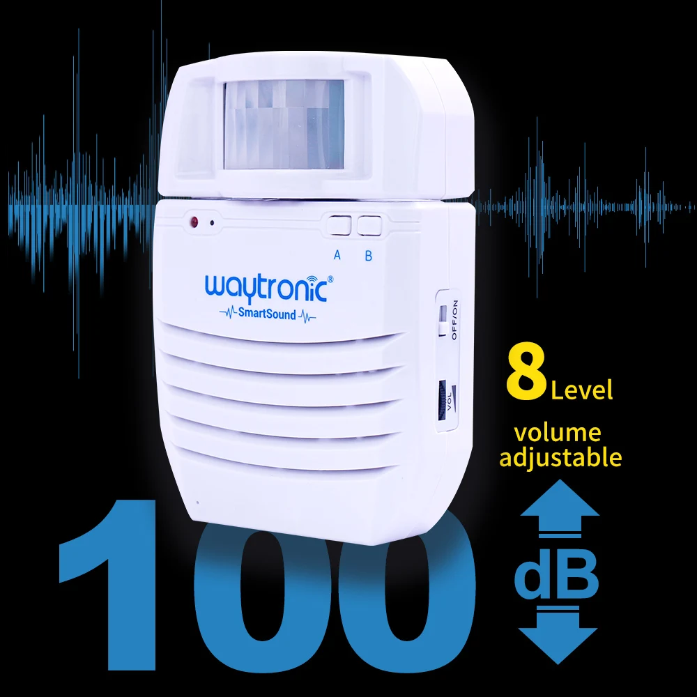 Home Door Pir Motion Detector Sound Alarm Infrared Human Body Induction Sensor Alarm