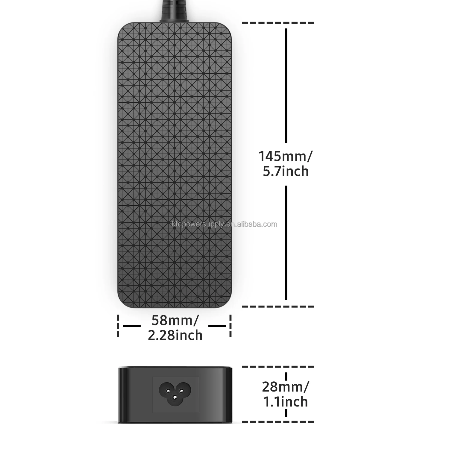 100W USB-C PD Type C Fast Charging Hub for MacBook Pro Air iPad iPhone Charger for Galaxy HP Dell ASUS Chromebook USB-C Laptop