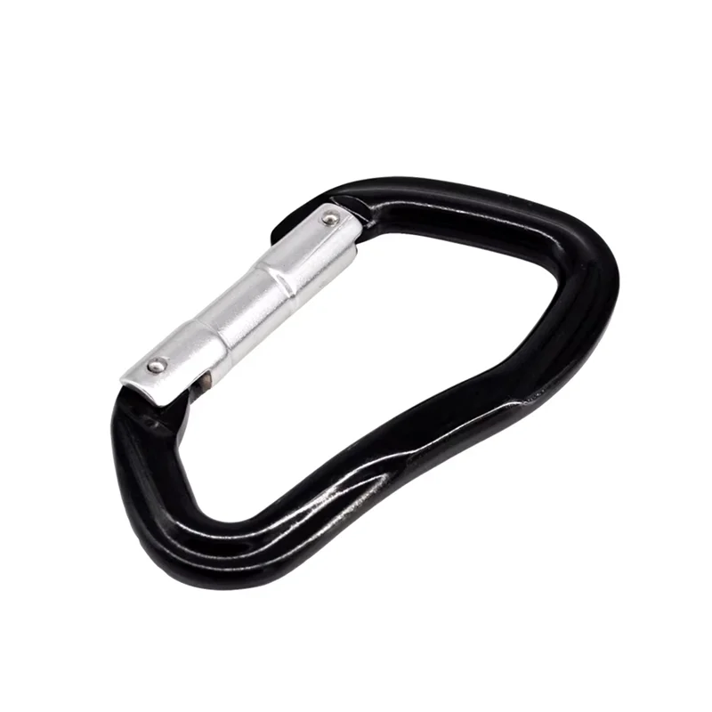 25KN Aviation Aluminium Straight Gate Climbing Carabiners for Mountaineering