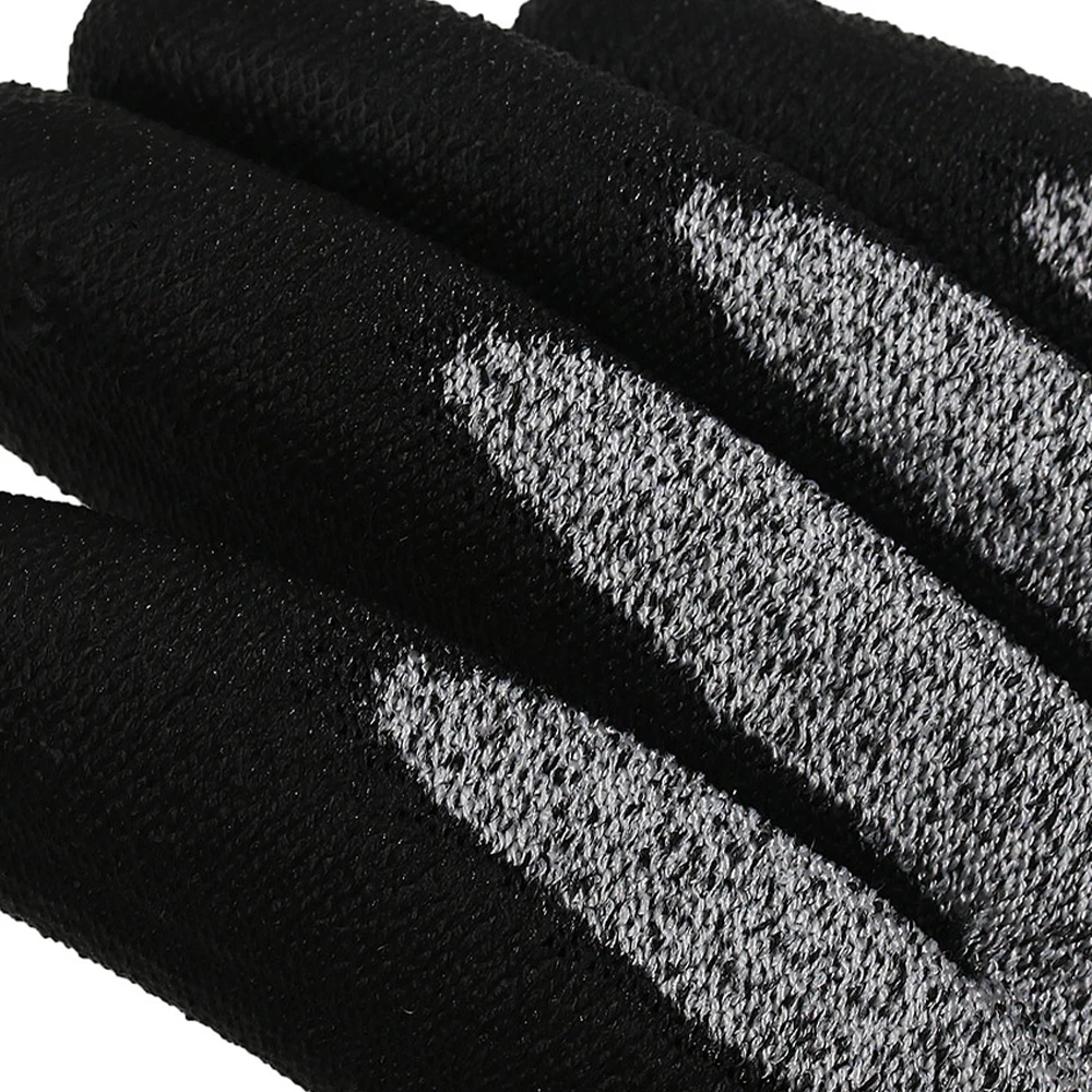 High Quality CE Level 5 Cut Resistant Gloves Sandy Nitrile Coated Abrasion Resistant Cut Resistant Working  Safety Glove