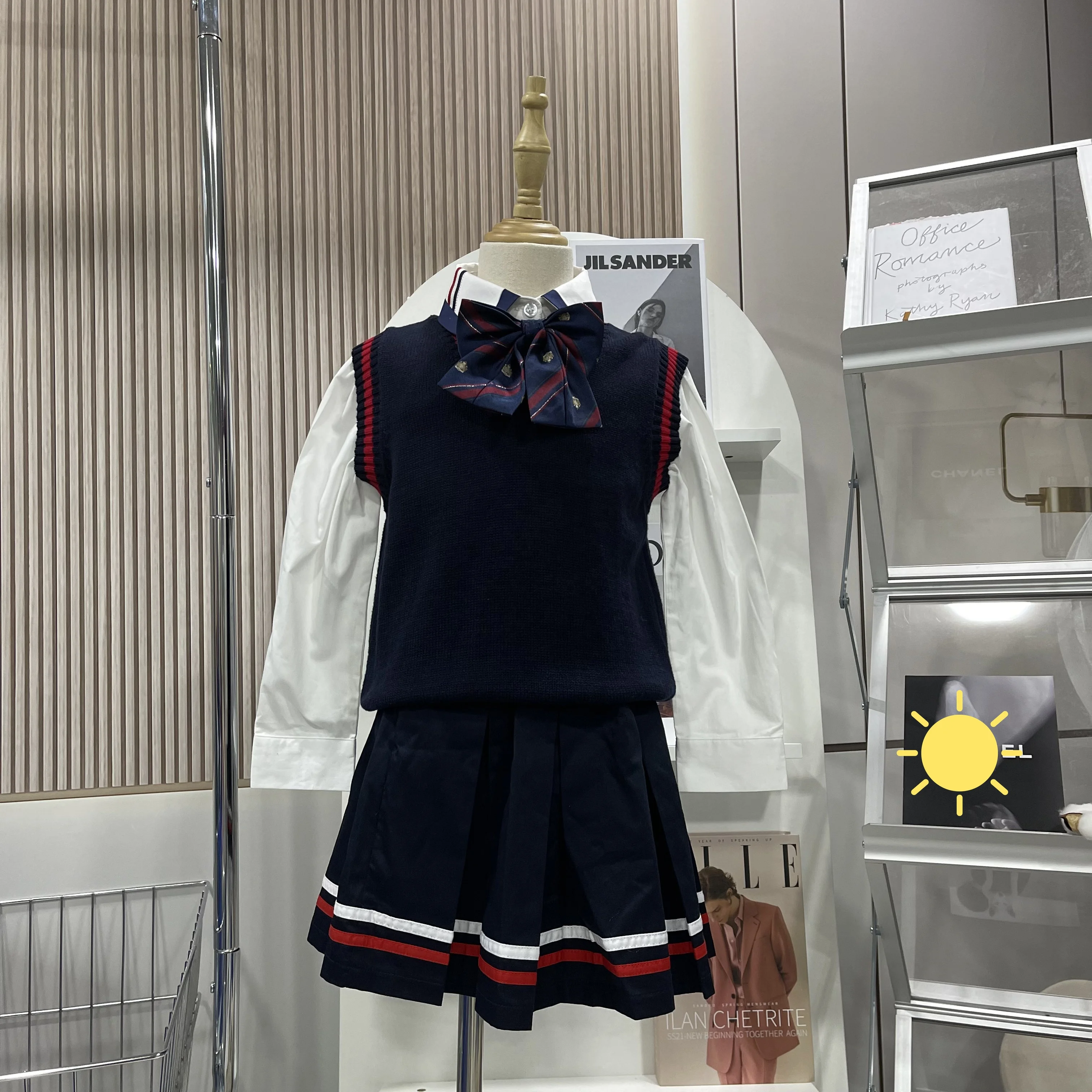 New Arrival Wholesale Socks Cheap Black And White Blouse School Uniform