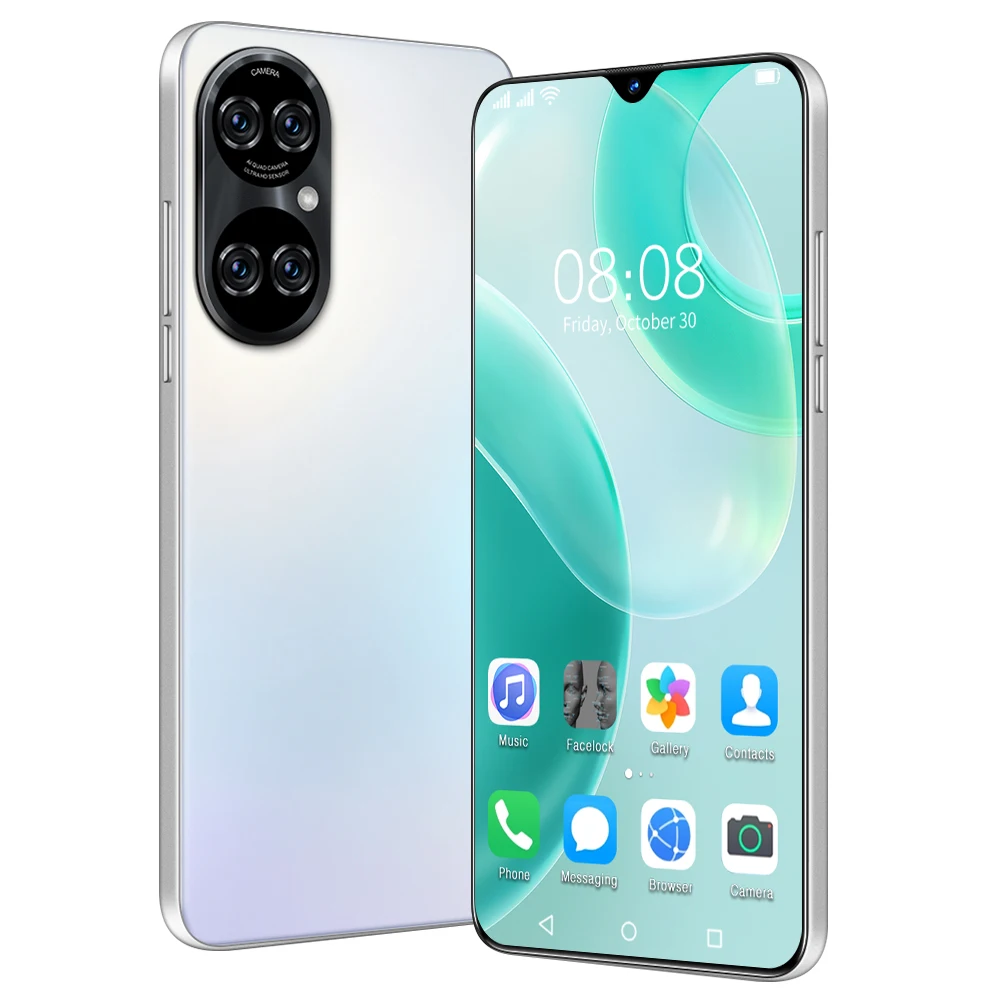 Мобильный телефон Huawa с большим экраном 6 7 дюйма 5G телефоны P50Pro 512G две SIM-карты глобальная версия сотовые смартфоны