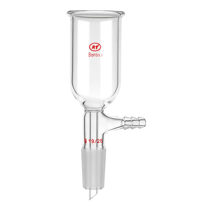 China Customized Lab Glassware Factory High Boro 3.3 Glass  PTFE stopcock thick walled Chromatography column