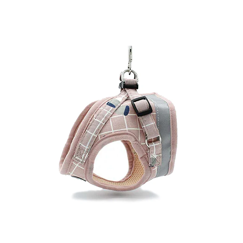 2021 Custom Cheap Price Designer Style Fashion  Luxury Comfort Soft Mesh Pet Dog Harness For Pitbull