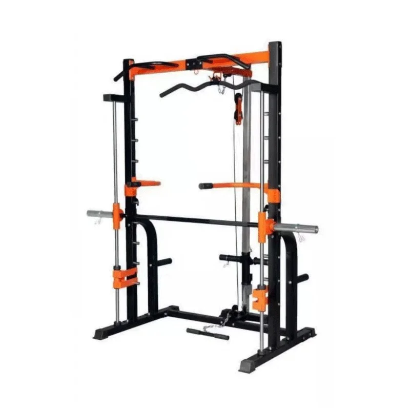 Comprehensive Strength Training Fitness Equipment Half Rack Power Cage Home Gym Multi Functional Smith Machine Squat Rack