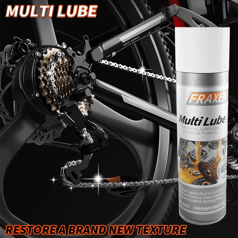 Mult Lube Chain Lube Car De-rust Lubricating Spray Rust Remover Multi Purpose Anti Rust Pro Lubricant Spray Aerosol