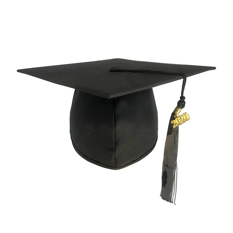 Black Wholesale Graduation Hat Gown Manufacturer Unisex OEM Uniform Time Lead Fabric School Material Woven Adults Origin Age