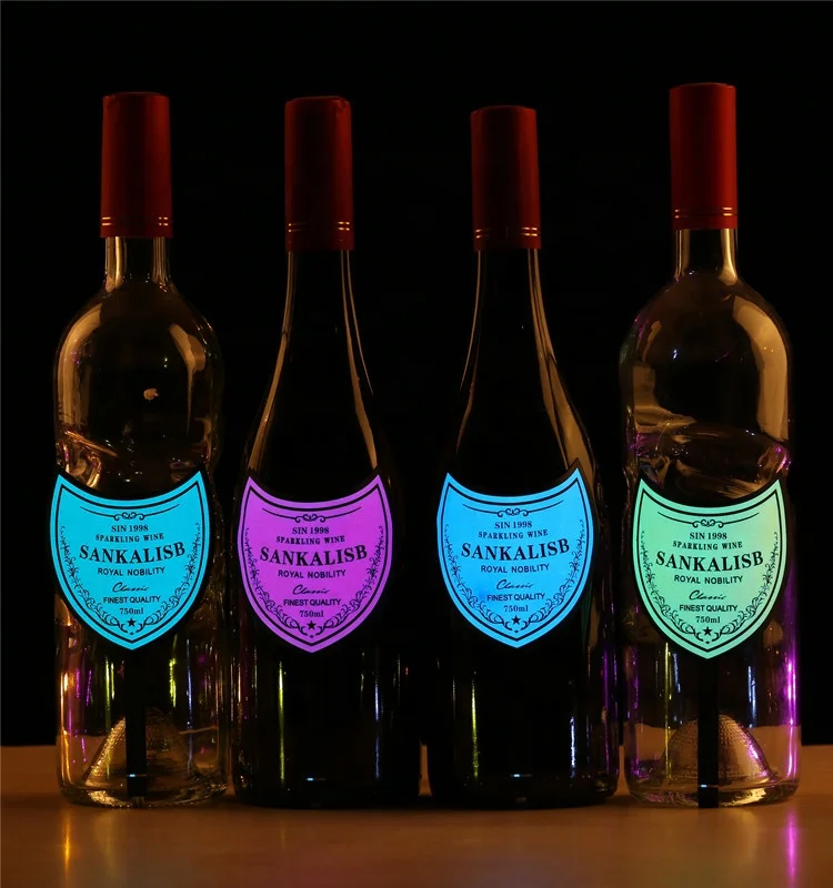 Label Bottle Stickers High Quality Custom LED Sticker for Wine