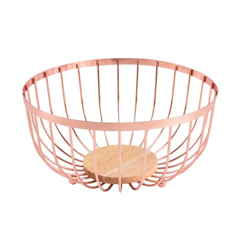 Fruit basket Iron fruit tray living room home coffee table snack tray storage basket light luxury wind storage basket