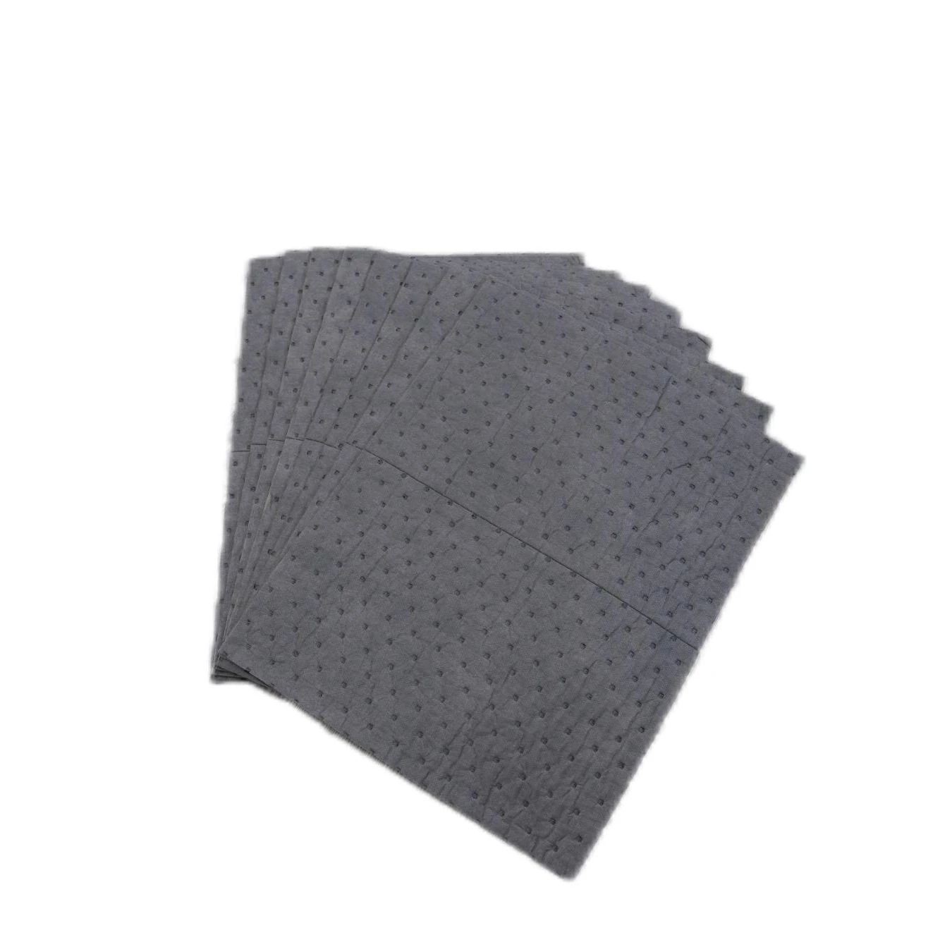 Customized universal  Absorbent pads for cleaning the sodium hydroxide spill