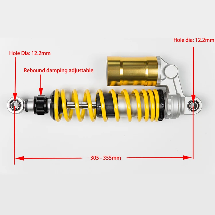 OEM Motorcycle Rear Shock Absorber mono rear suspension yamaha suzuki honda accessories parts nmax adjustable shocks
