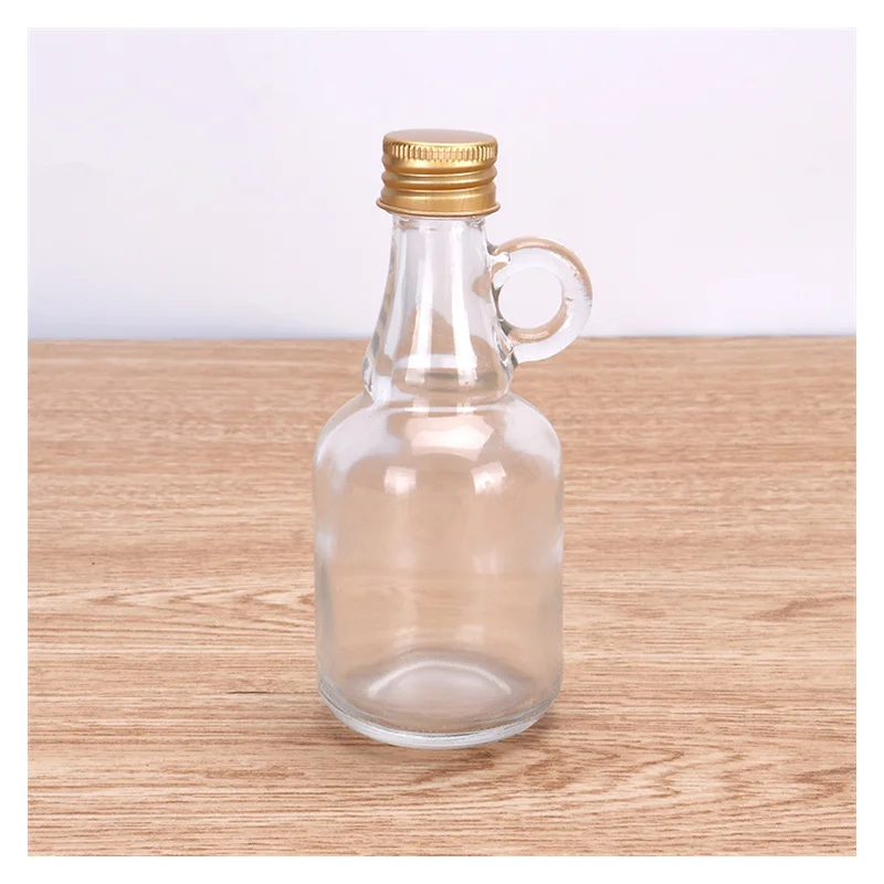 Custom Design New Style Empty 100ml Small Glass Wine Bottles For Liquor Vodka