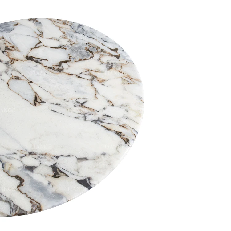 Modern Silver Stainless Steel Different Height Round Coffee Tables