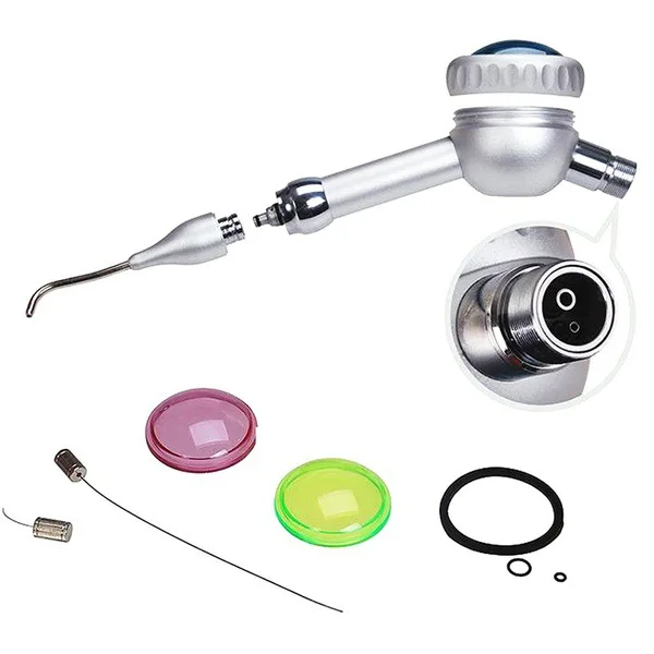 High Quality Electric Dental Air Prophy Unit 2 & 4 Hole Handpiece for Teeth Cleaning & Air Polisher High-Flow Jet Metal Sander