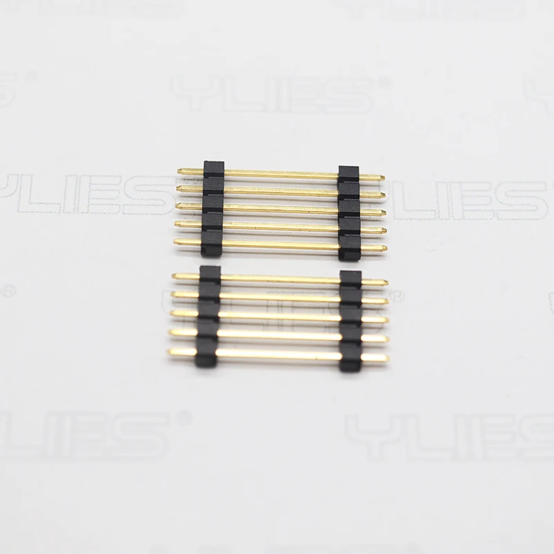 High quality connector spacing 2.54Mm positions 2-40pin single row straight type single plastic pin header single row connector