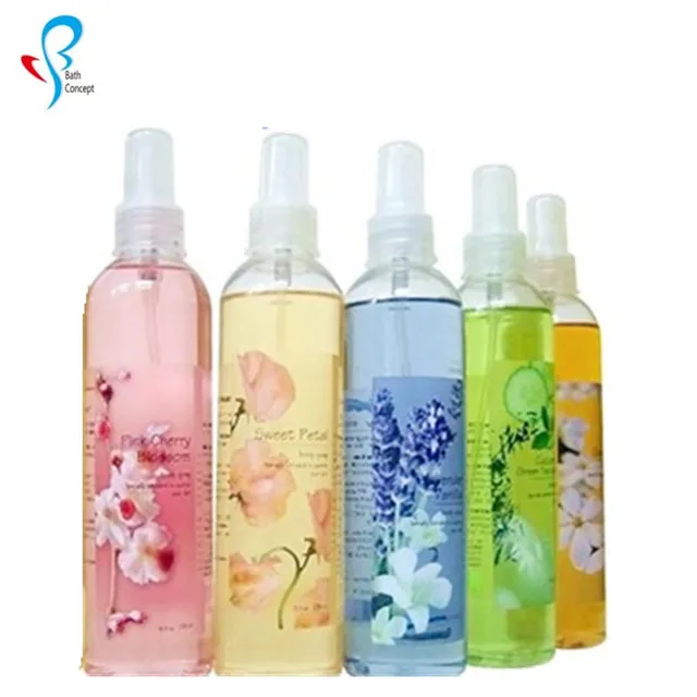wholesale private label perfume vendor OEM body mist spray long time flower set perfume business fragrance woman body spray
