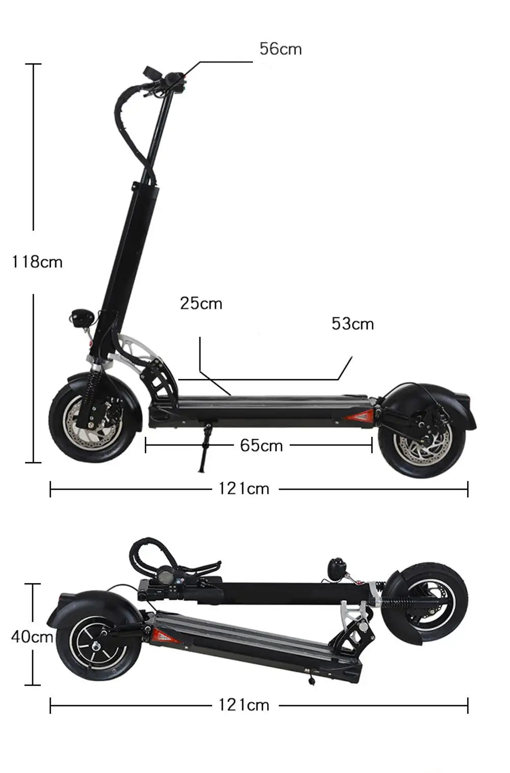 2022 new style large capacity battery electric scooter