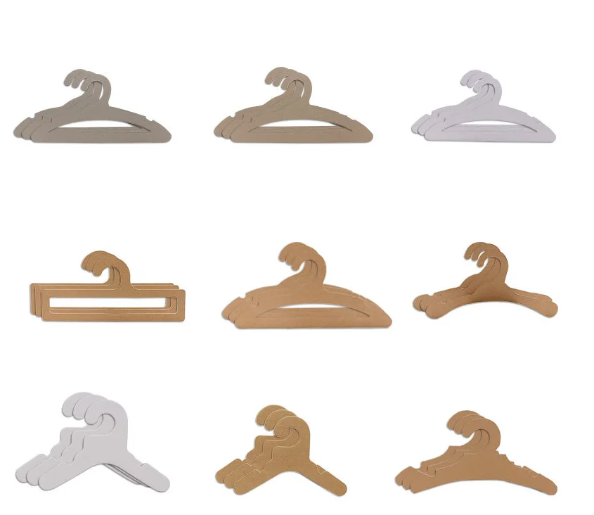 Lavinia Wholesale Eco Recyclable Paper Cardboard Hangers Custom Pet Baby Cardboard Hangers