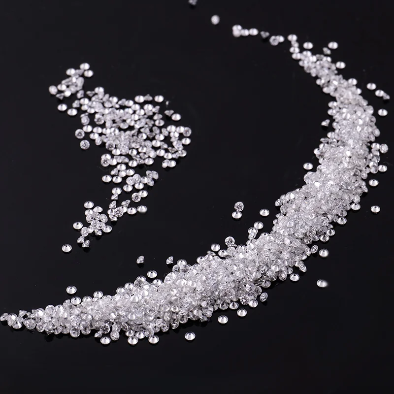 Indian Loose Natural Diamond Stone GIA Certified F/G Color VVS1 VVS2 1.50-1.65mm White Real Diamonds From India