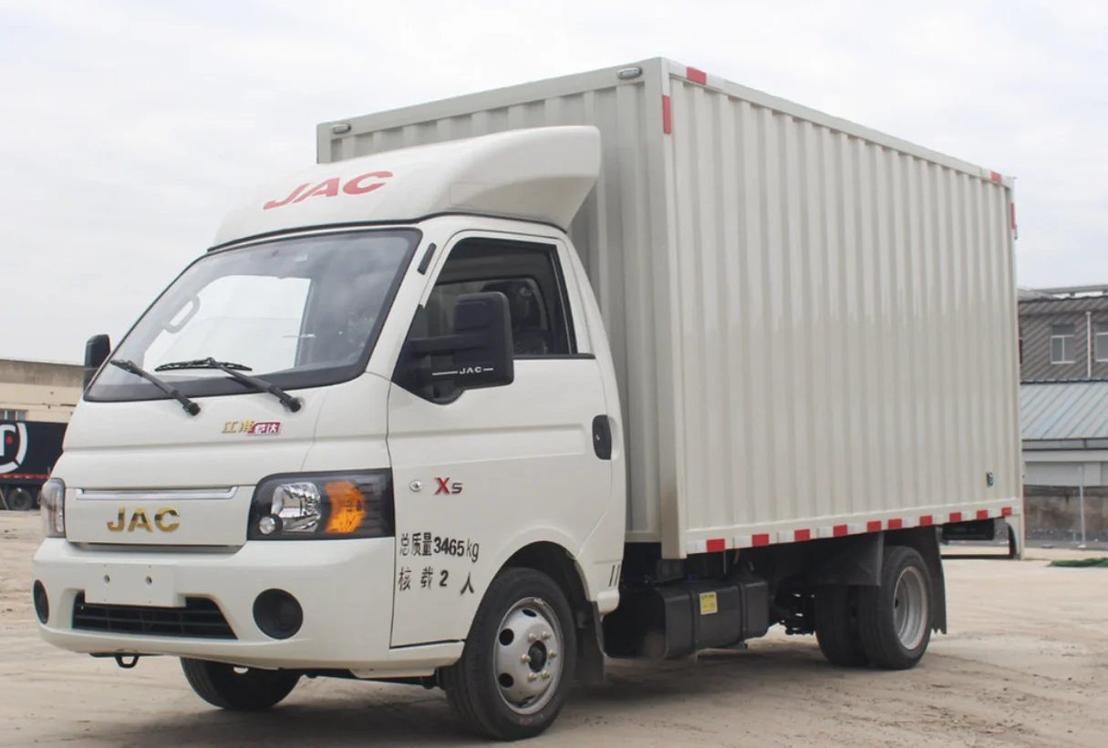 JAC Kaida 4x2 Mini 3 Ton Diesel Van 3.5 Seater 6-Wheel Truck with 1.6L 120HP 2 Van Gasoline 3.5HP Cheap JAC Minivan Cargo Trucks