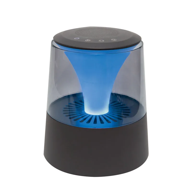 2021 New Portable LED Sleep Light Negative ion HEPA Air Purifier Multi Function Aromatherapy Speaker Music Air Purifier
