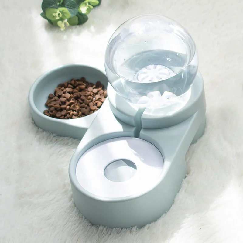 
Cats And Dog Water Bowl Pet Supplies Automatic Continuous Water Double Bowl General Purpose 