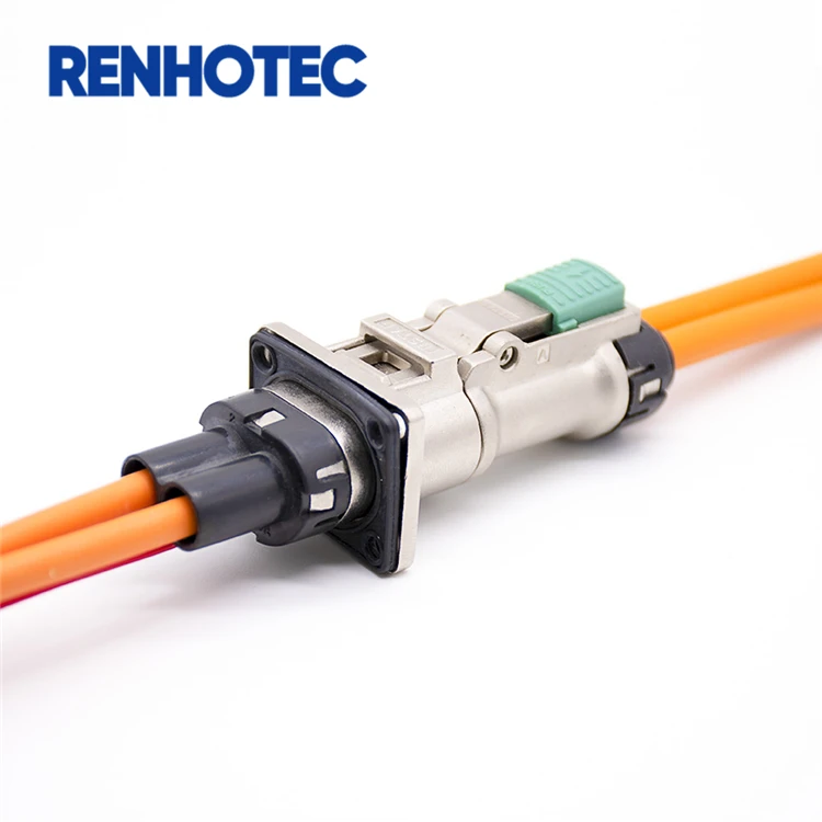 
Новая Энергия 2POS 3,6 мм 16A - 35A прямой металлический корпус разъем HVIL электромобиль разъем 