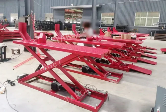 TARGET motorcycle lifts TG-M800 pneumatic lock scissor lift table stand