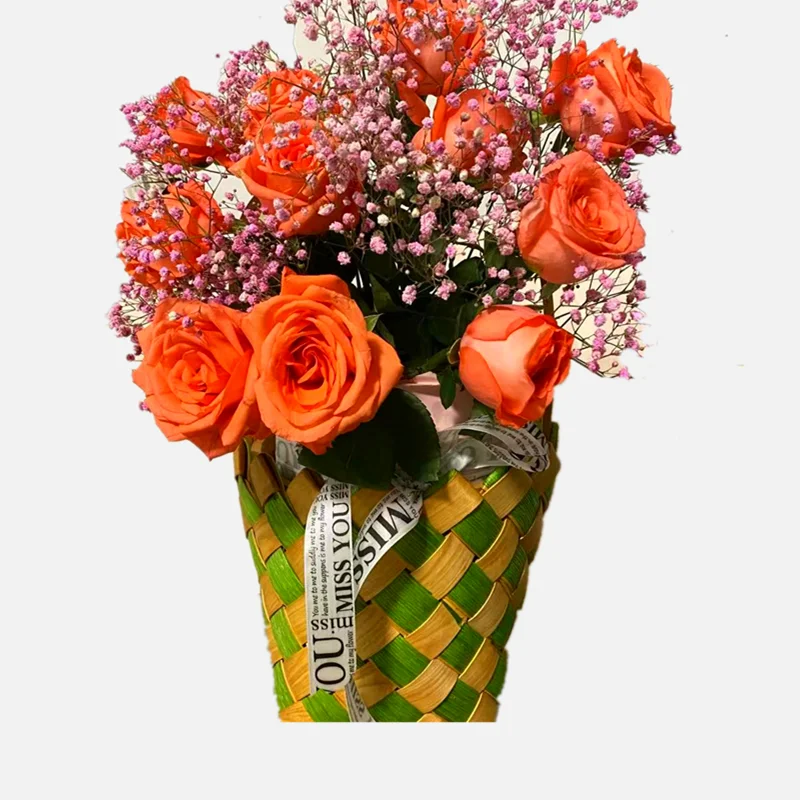 Недорогие плетеные корзины из ивы для цветов/фруктов, недорогие плетеные корзины натурального цвета