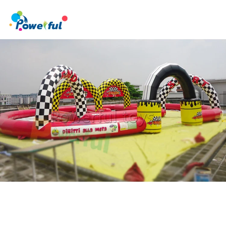 Спортивный надувной автомобиль Kart club гоночный трек для каратинга