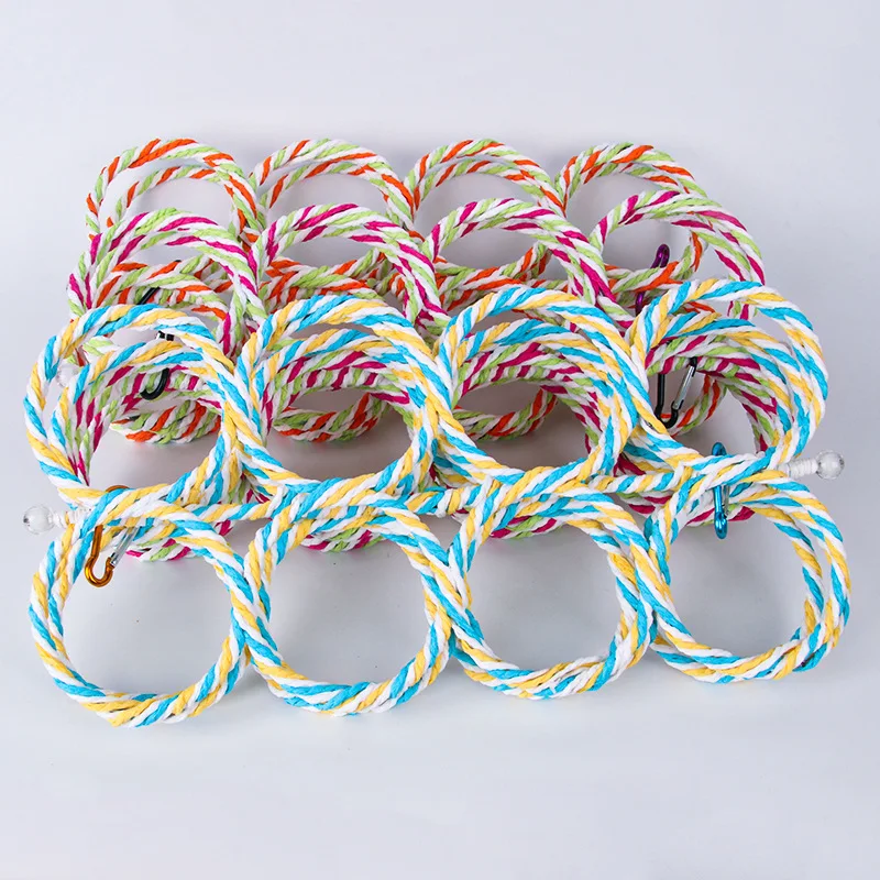 Perches for Birds 28 Rings Parrot Bird Stand Playground Folded Bird Toys Accessory for Budgies Cockatiels