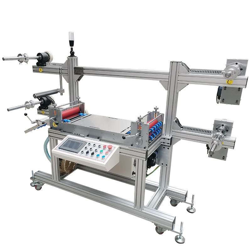 Multi layer roll to roll cold laminating machine