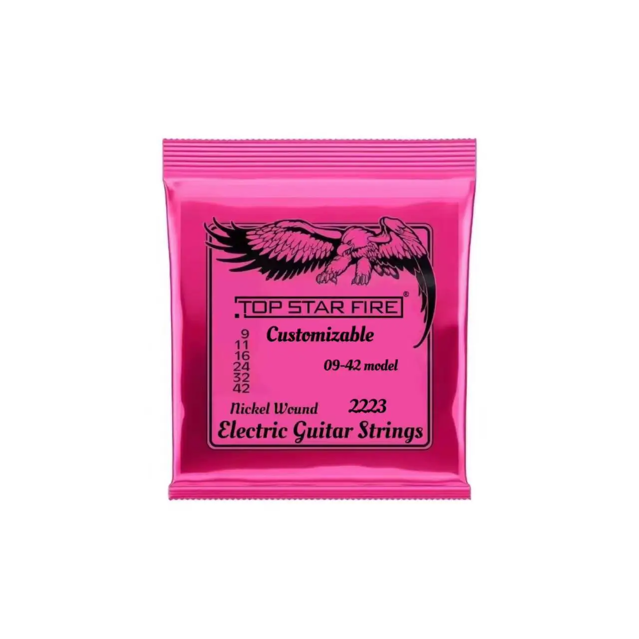 wholesale guitar string 2223 9-42 sets/pack oem custom super regular nickel wound electric guitar strings for guitar accessories
