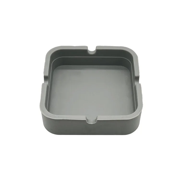 Unbreakable Silicone Square Cigar Ash Tray For Indoor and Outdoor