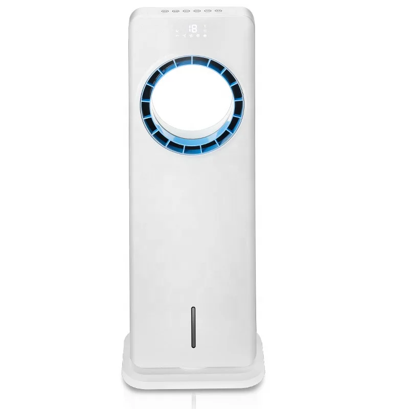 Portable 65W Home Air Fan Cooler High Quality 220V Water Cooling Oscillation Vane Made ABS Plastic Manual Power Source US Plug