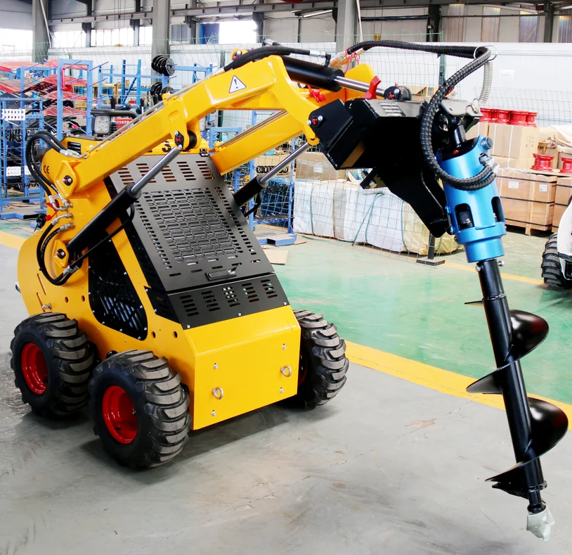 Portable Gasoline Post Hand Earth Tree Planting Tree Planting Auger Hole Digger for Skid Steer Loader