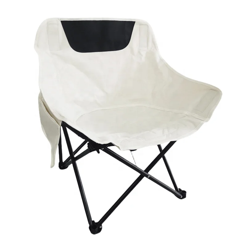 Polar Everest Outdoor Furniture Camping Folding Foldable Table with 4 Moon Chairs For Camping Beach Picnic Travel