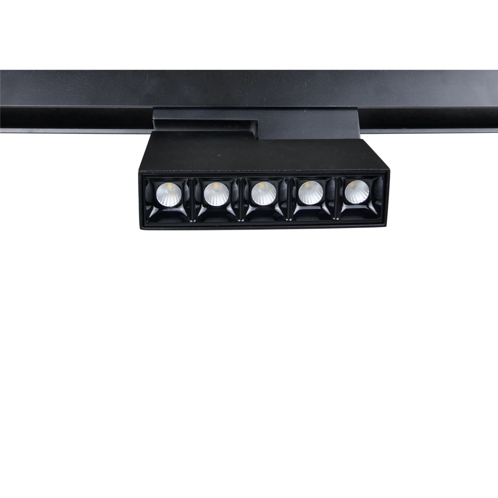 
LED Chandelier Aluminum profile can Be Customized office Size Magnetic track Linear light system 