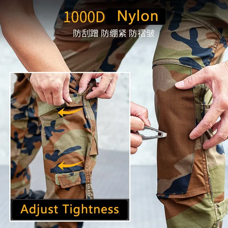 Combat Pants Airsoft  Camouflage Pants Ripstop MultiCam Hunting Clothes Camping Tactical Pants Men Clothing New