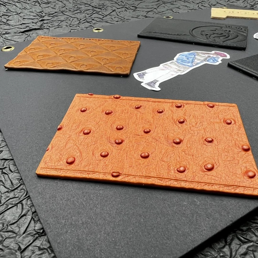 Garment Accessories Denim Patches Manufacturer Real Genuine Leather Labels with Custom Laser Logo