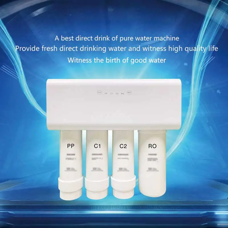 wholesale kitchen under sink water treatment appliance electric water pump dispenser 3 stages ro membrane bacteria water filters