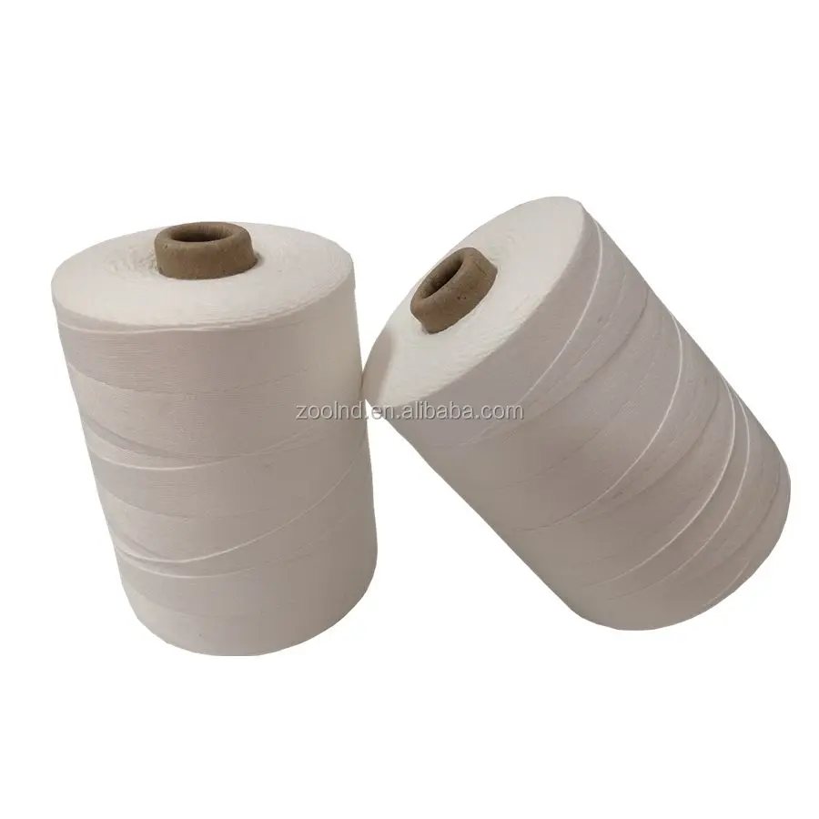 100% Spun White Polyester Thread Bag Closing Sewing Thread