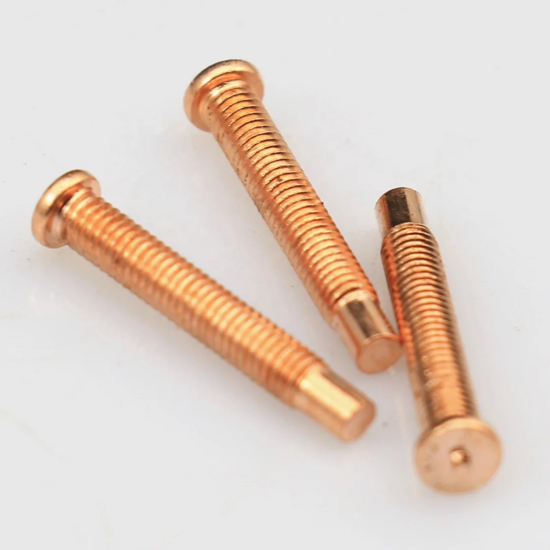 Pan Head Brass Flat End Spot Welding Screw