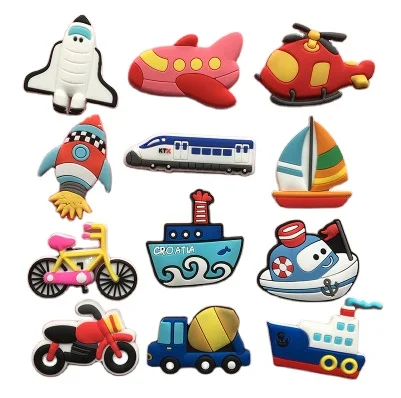 soft rubber 3d 27 designs transport fridge magnet magnets for refrigerator transport tool