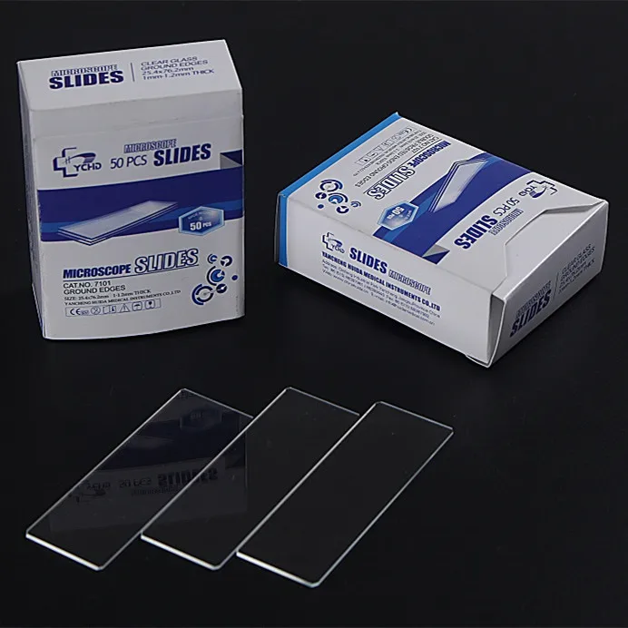 Ground Blank Chamber Microscope Slides Glass for 7101