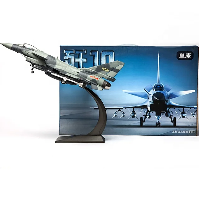 CM-A053 J-10/ F-10 fighter jet model 1:30 single seater plane toy