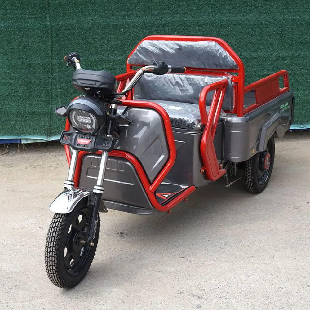 Cargo scooter 650w electric three wheeled tricycle heavy delivery mountain climbing with 1.1M electric vehicle delivery box