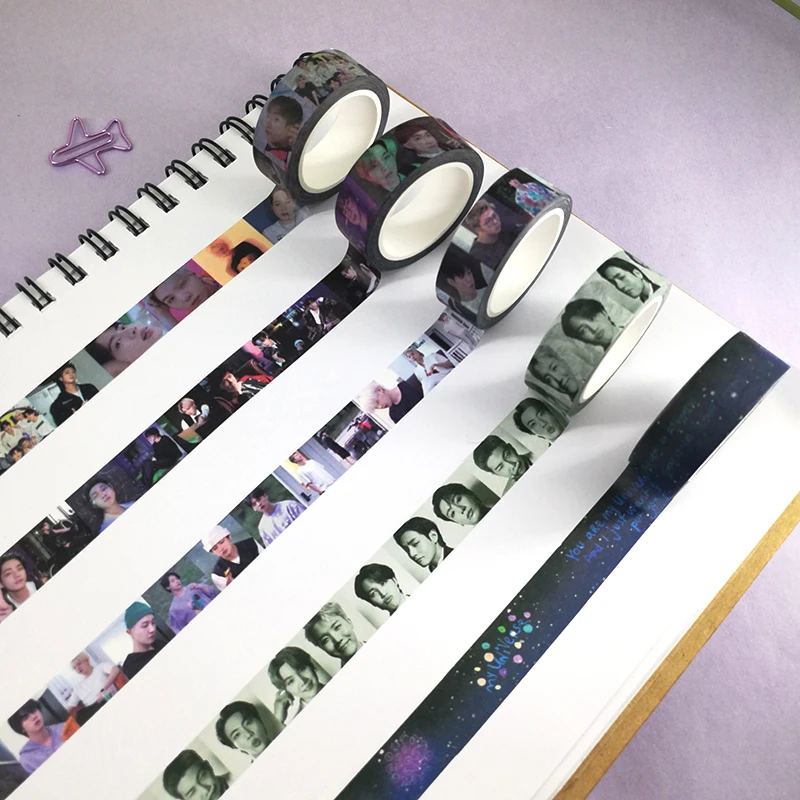 Free sample wholesale custom gold foil postage stamp washi tape printing suppliers